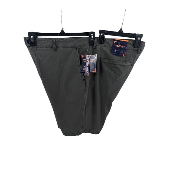 Fourcast Mens Quad Flex Shorts Sz 40 Stretch Lightweight Soft Cotton Blend Gray - Picture 2 of 12